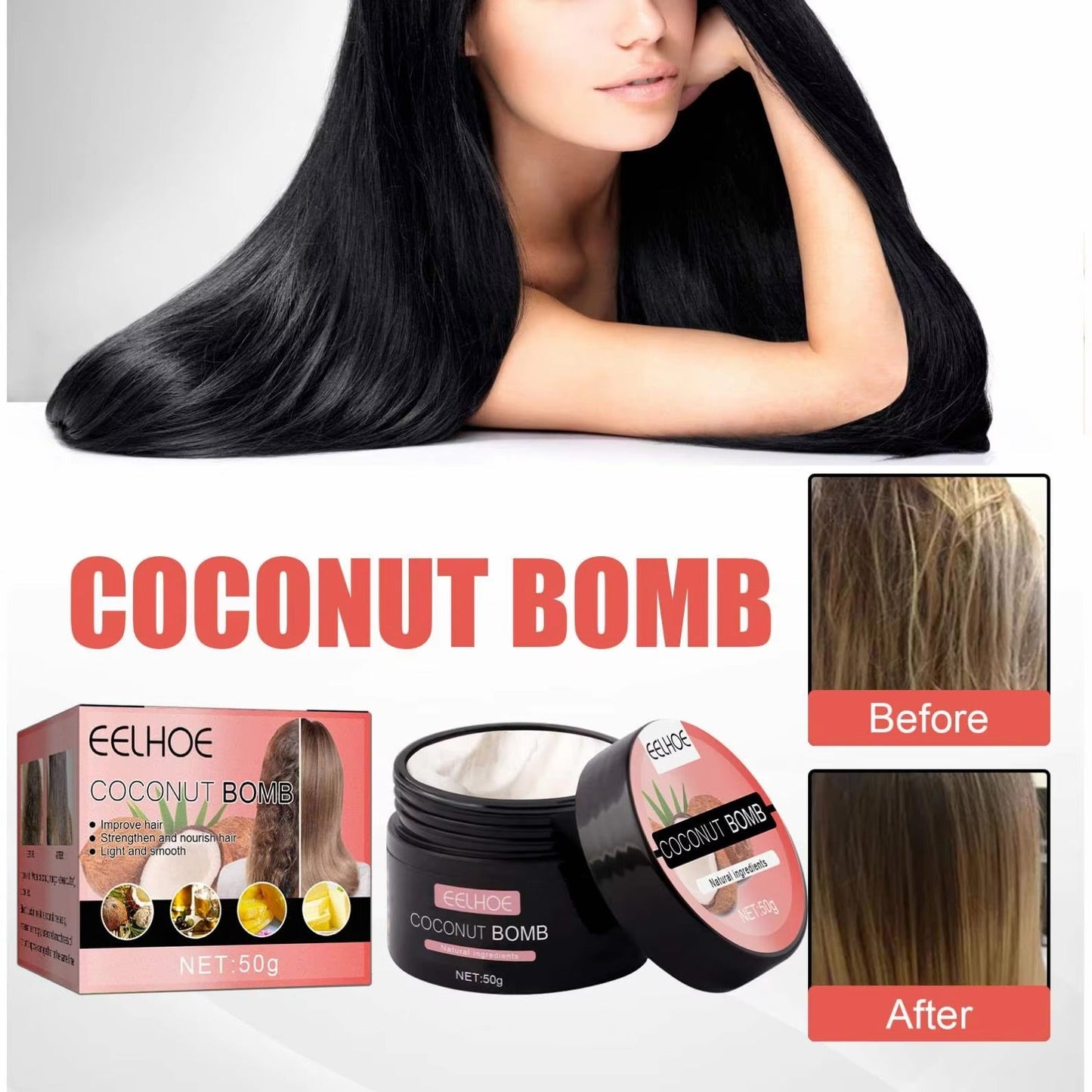 Hĺbkovo vyživujúca vlasová maska CocoSilk™