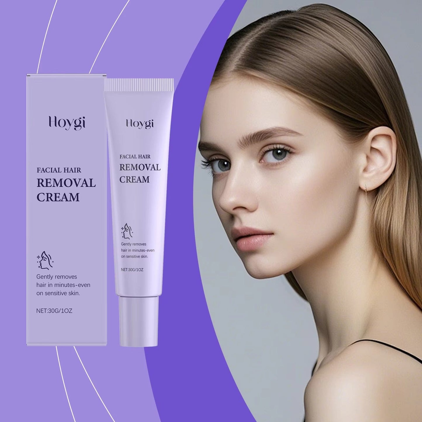 Krém na odstraňovanie chĺpkov na tvári GlowSoothe™