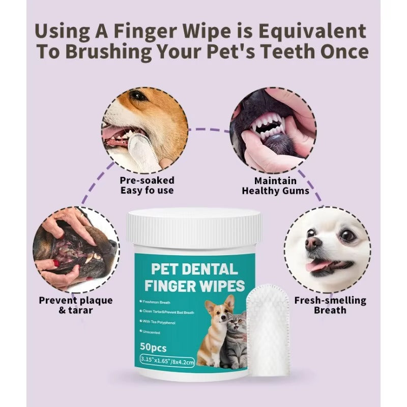 FreshPaws™ vlhčené obrúsky na zubnú hygienu