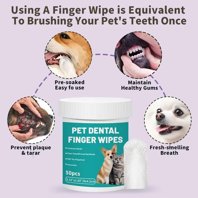 FreshPaws™ vlhčené obrúsky na zubnú hygienu