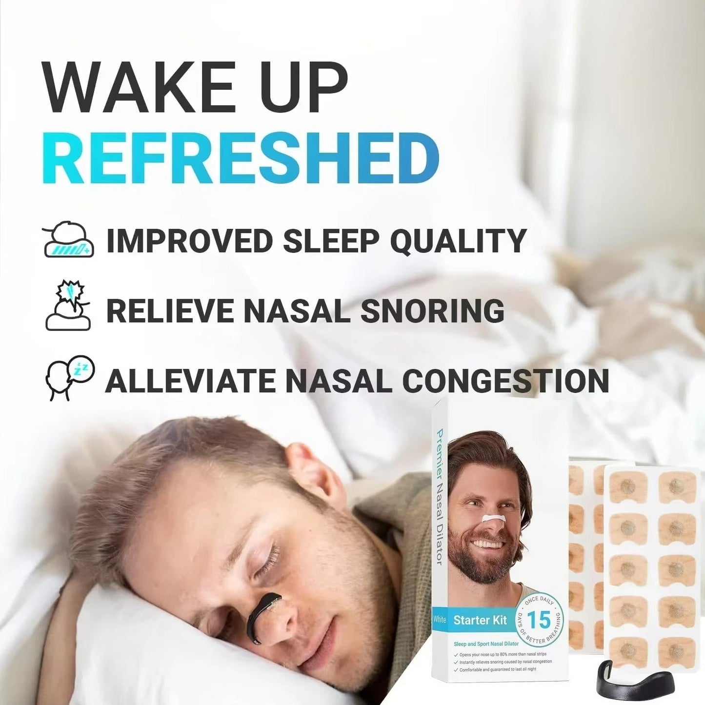 Magnetické prodloužení nosu NoSnore Pro™