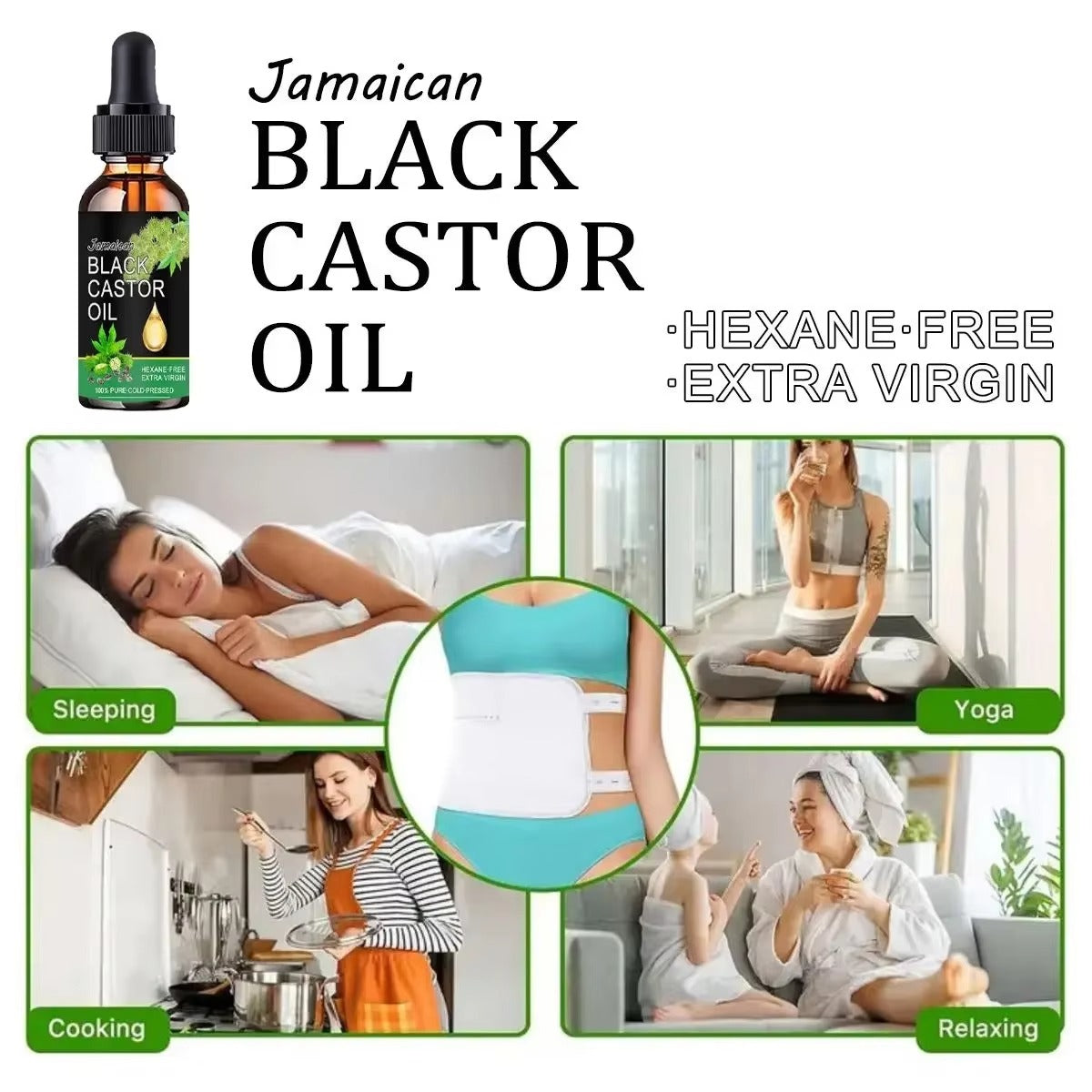 Jamajský čierny ricínový olej EdgeRestore™