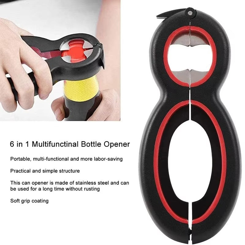 Kuchyňský otvírák GripMate™ 6 v 1