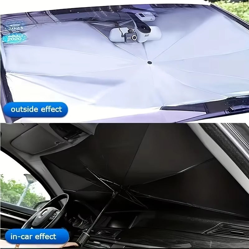 Skládací UV stínítko na čelní sklo